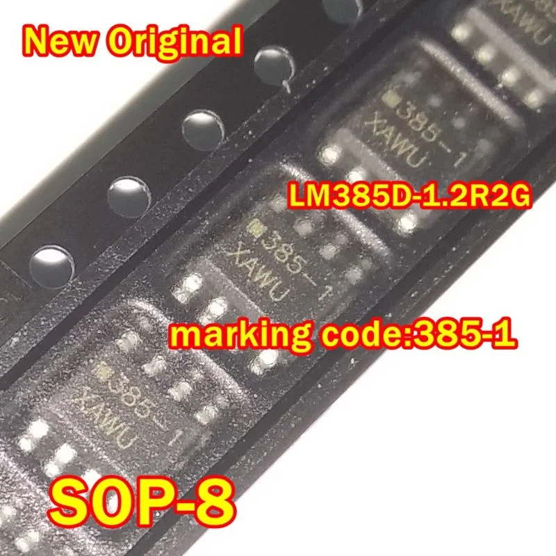 1Pcs to 100Pcs New Original Lm385D-1.2R2G Sop-8 Marking Code:385-1 Micropower Voltage Reference Diodes