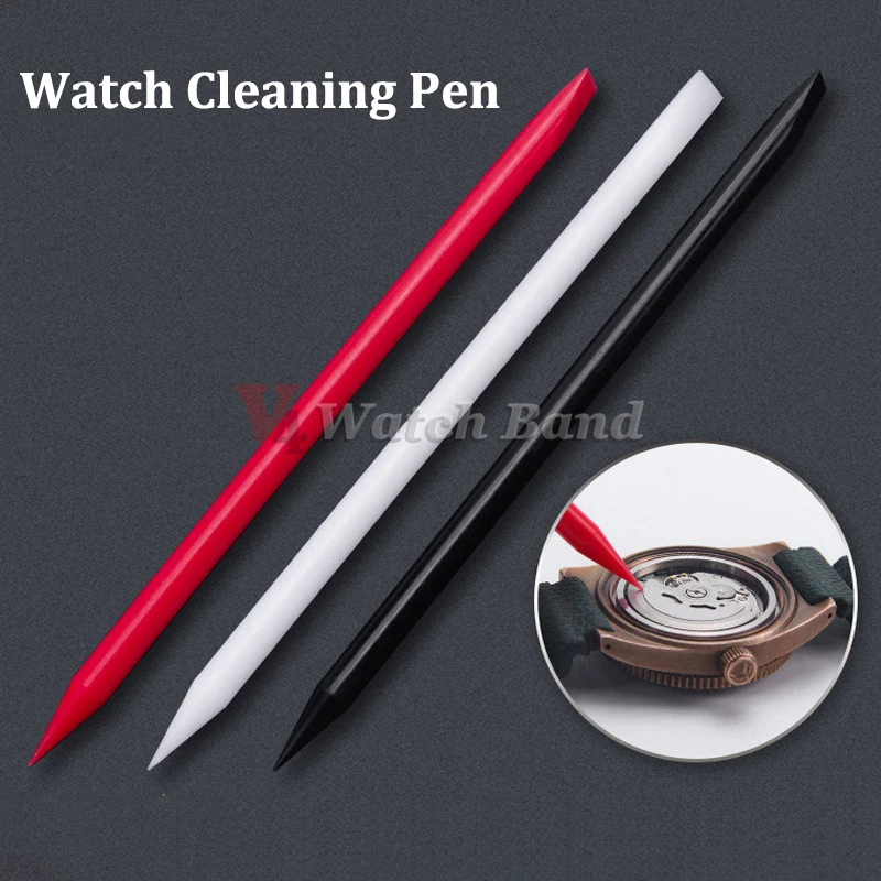 Watch Dial Cleaning Pen Plastic Dust Removal Watch Repair Tool Portable Professional Movement Cleaning Maintain Stick Watchmaker