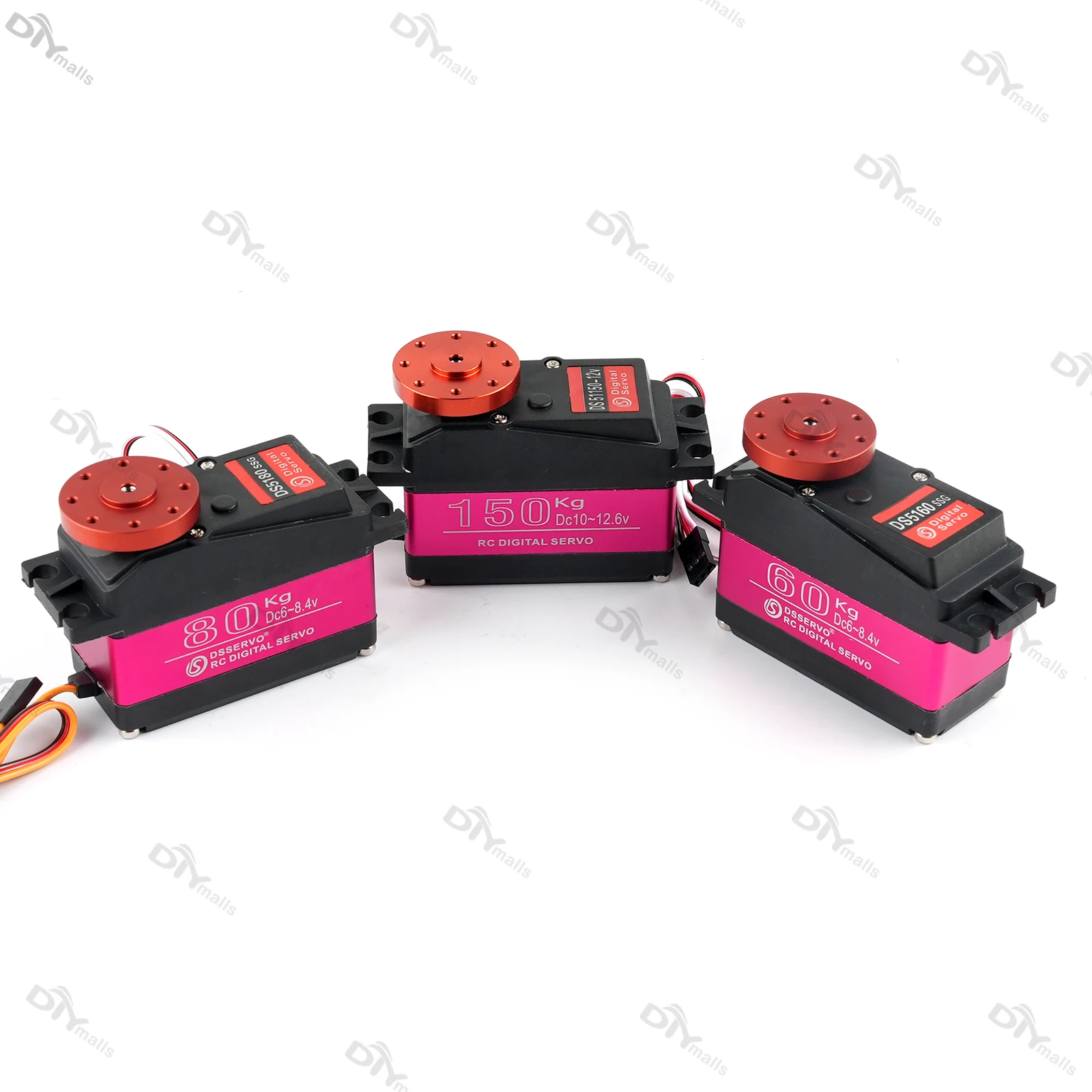 1/2/4/10pcs 18T Metal Round Servo Bracket for DS5160 DS5180 DS51150 60/80/150/160KG Servo Motor High Torque Servo M2.5*6 Nuts