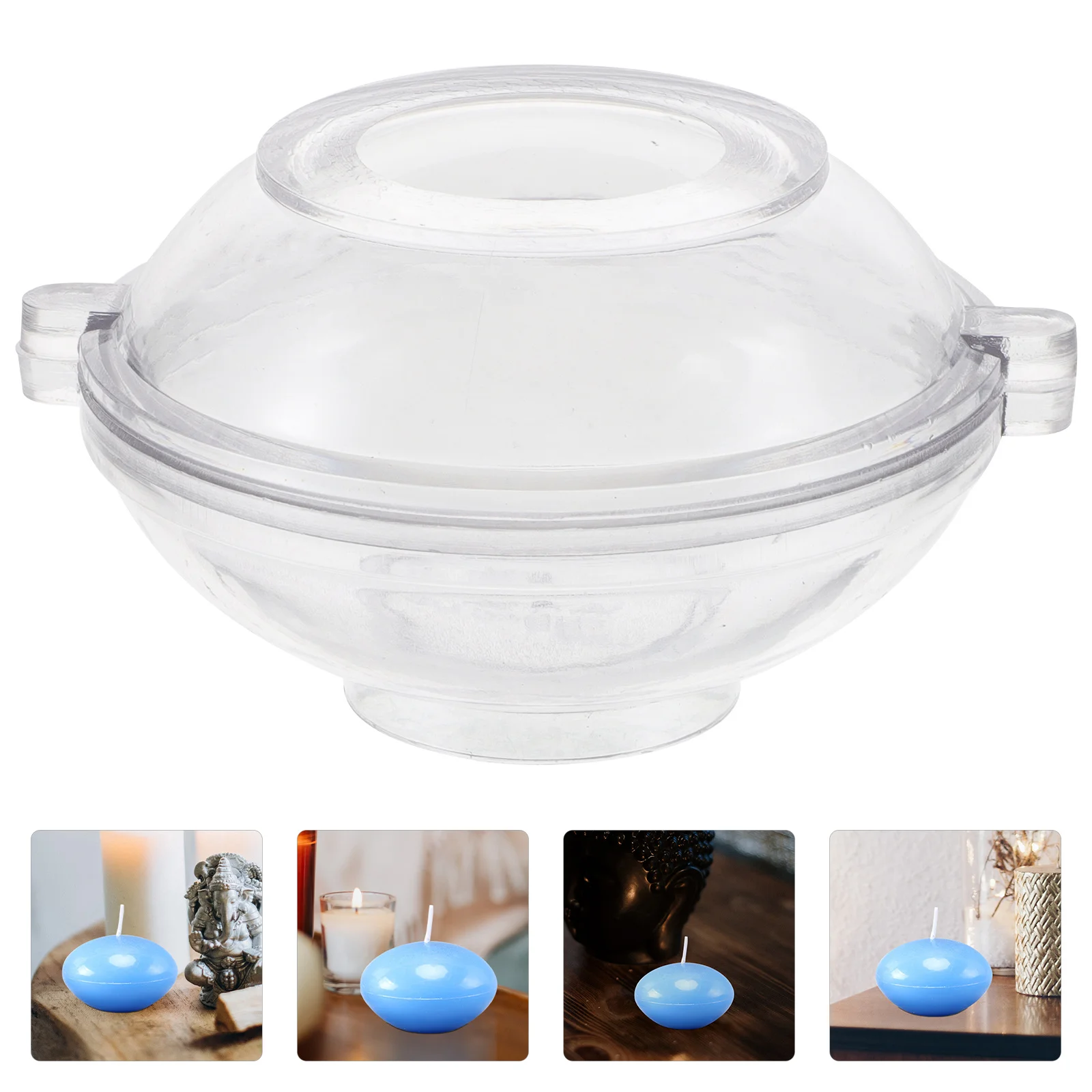 

Plastic Molds Mold DIY Scented Making Reusable Safe Wax Demoulding Gift Friend C Making Mold