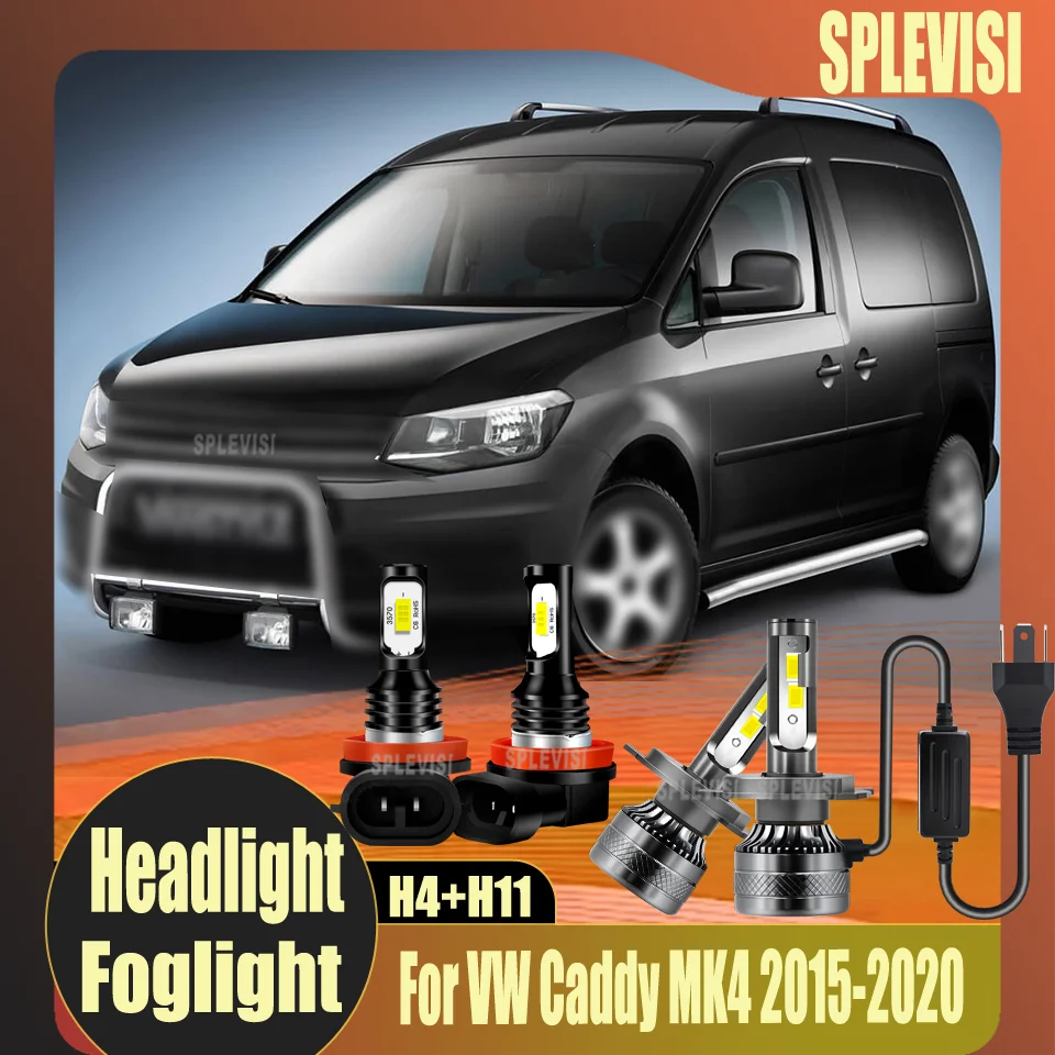 

Светодиодная фара 200 Вт/противотуманная фара 35 Вт CSP 3570 чипов/CSP CHIP Яркий для ночной безопасности для VW Caddy MK4 2015 2016 2017 2018 2019 2020