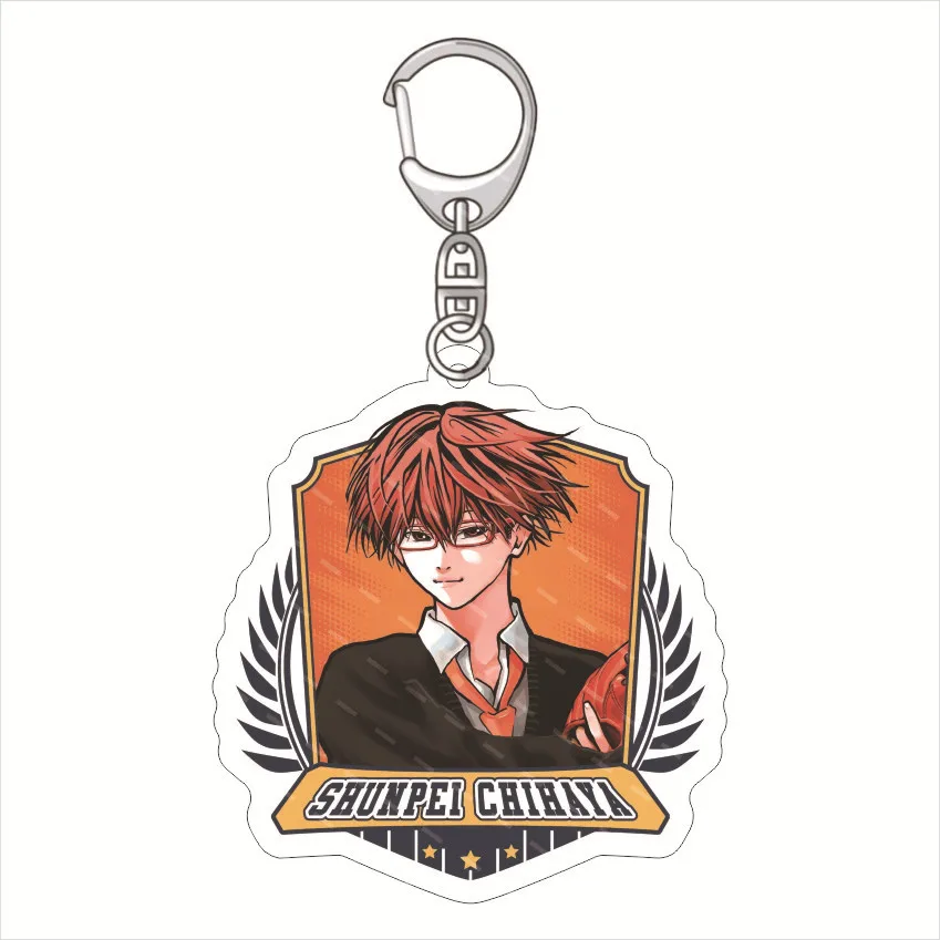 Kiyomine Haruka Cosplay Anime Boukyaku Battery Blue School Halloween Carnival Key ring ​Figure Acrylic Key Chain For firend Gift