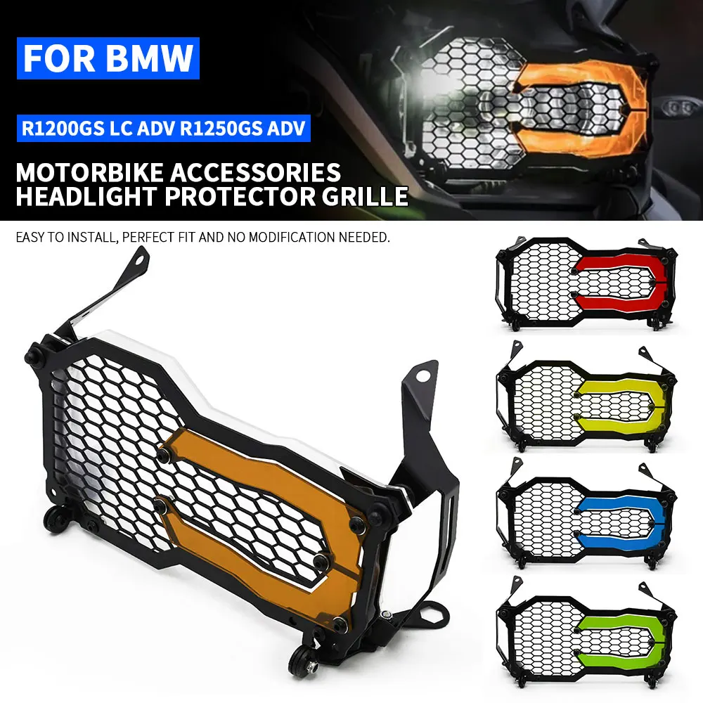 

Для BMW R1250GS Adventure R1200GS LC ADV 40-летняя версия R 1250 GS Складная защита фар Защитная крышка решетки фар