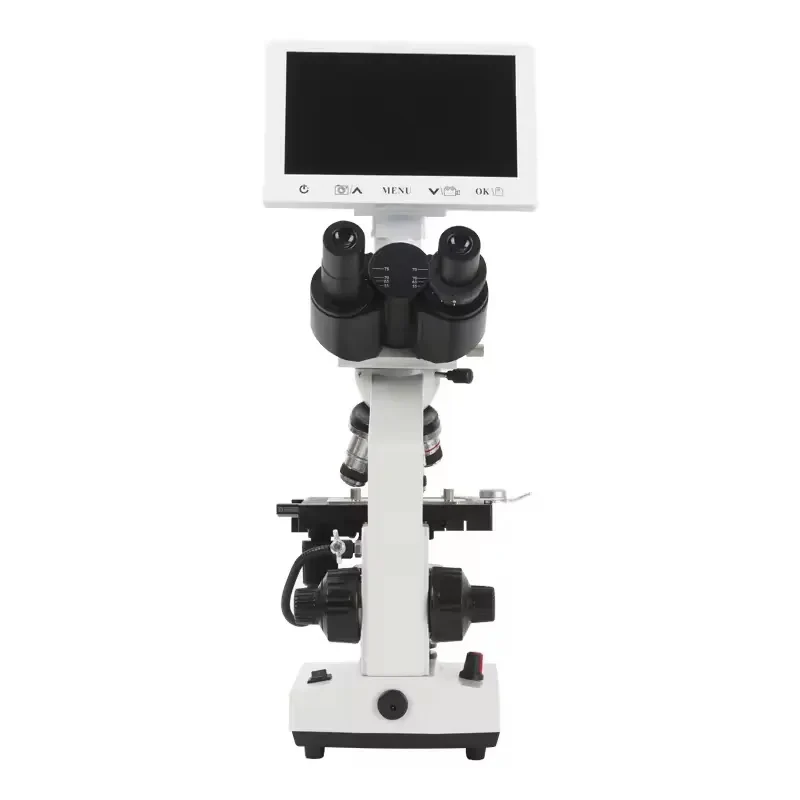 Laboratory equipment Digital microscope 40X-1600X zoom optical microscope Laboratory trinocular biological microscope