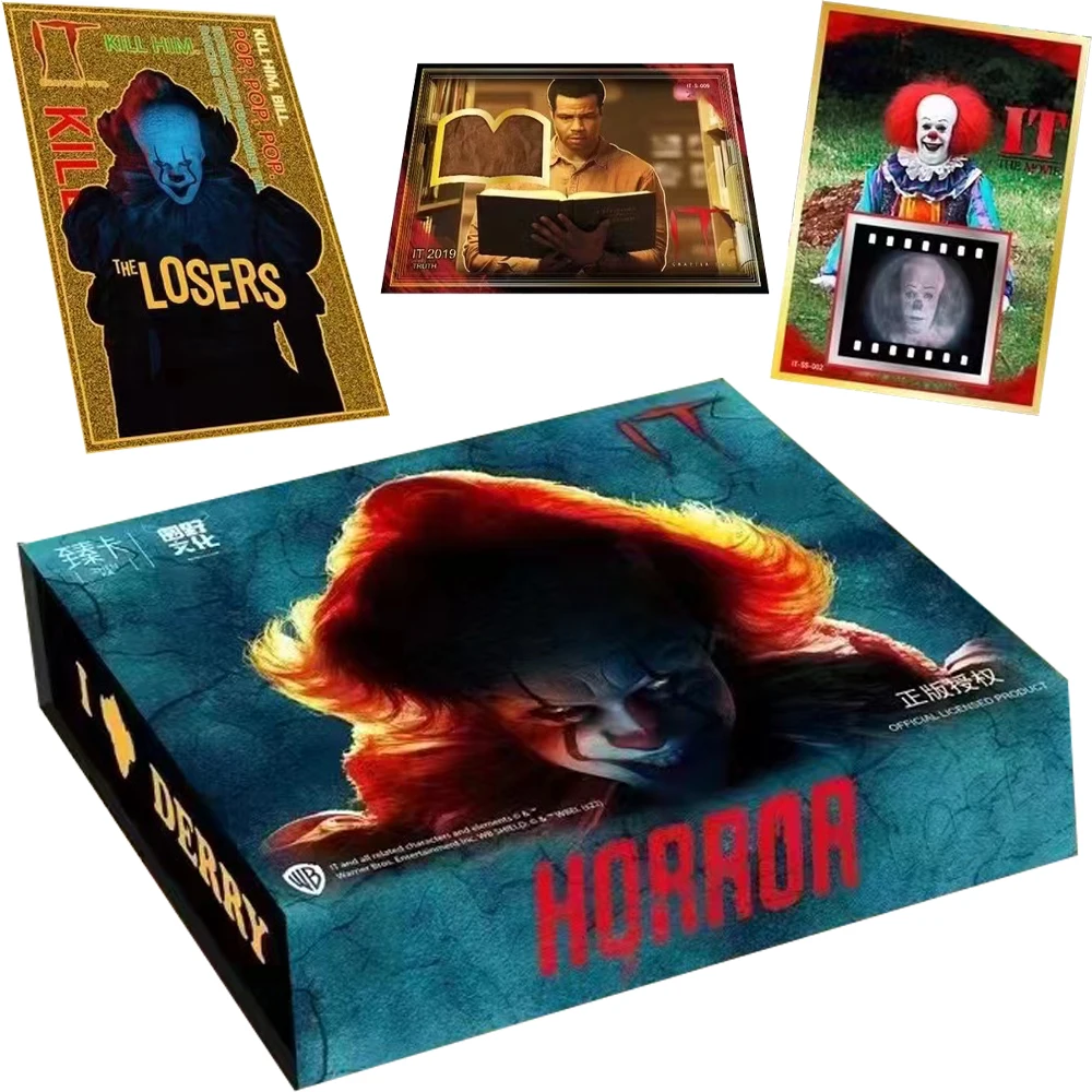 

Movie Derry Horror IT Collection Cards Pack Booster Box Character The Losers Exquisite Peripheral Card Children Favorite Gifts