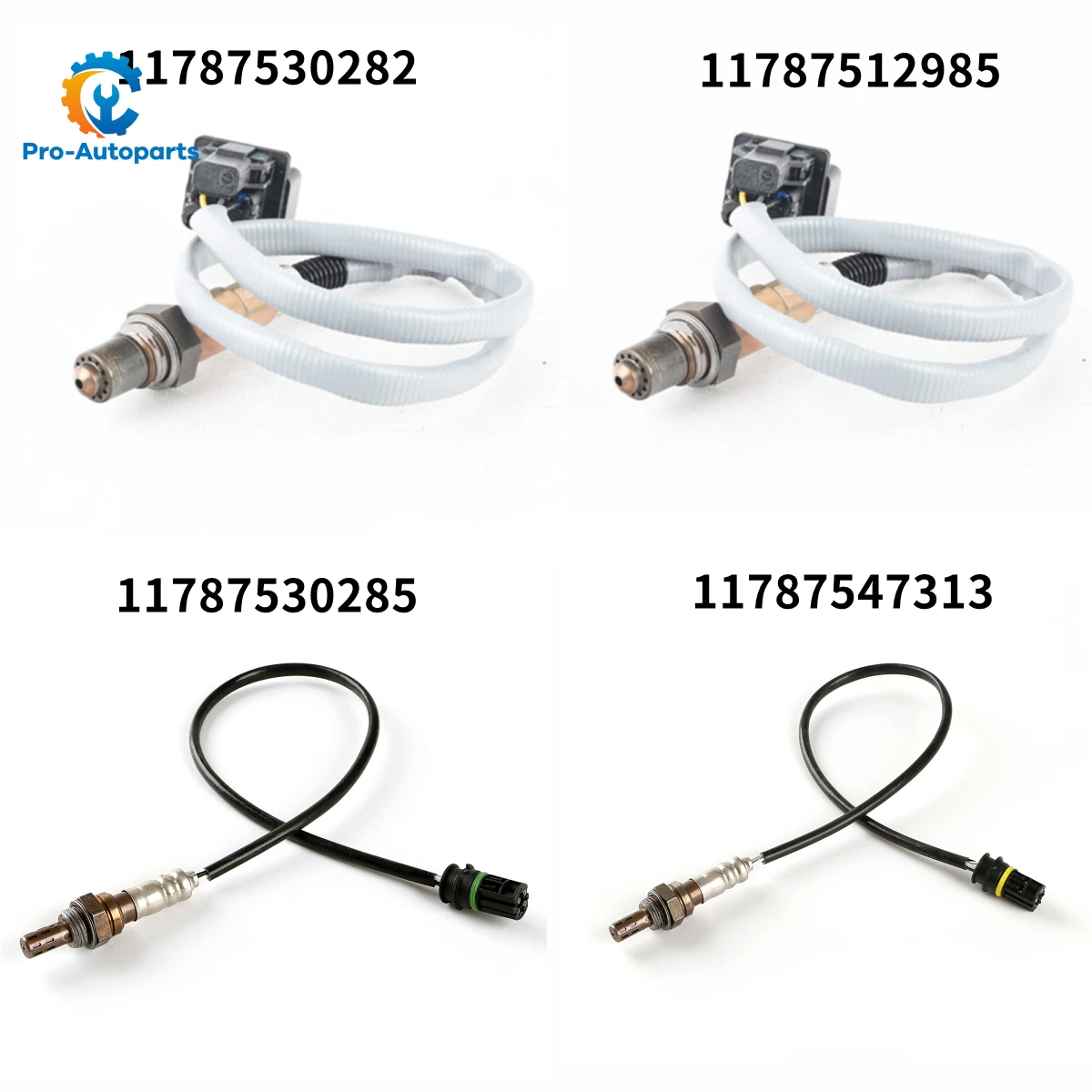 

4pcs 11787512985 11787530282 11787530285 11787547313 Front Rear Lambda Probe O2 Oxygen Sensor For BMW 1 E87 120i 3 E90 320i N46