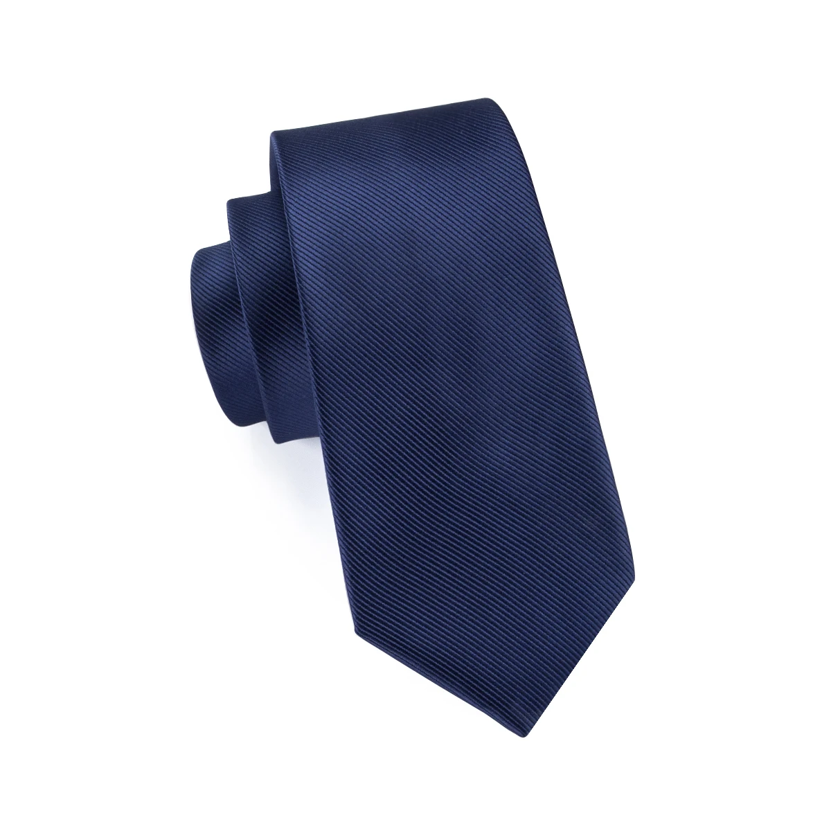 Hi-Tie-corbata de seda para hombre, corbata de boda de color azul marino, mancuernas de moda, fiesta de negocios, envío directo