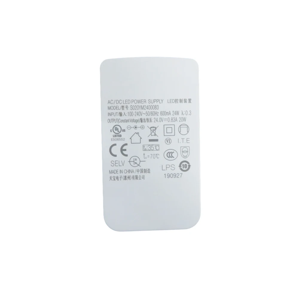Original S020YM2400083 24V 0.83A Power Adapter For Hue Lights LED Atmosphere Light Power Adapter