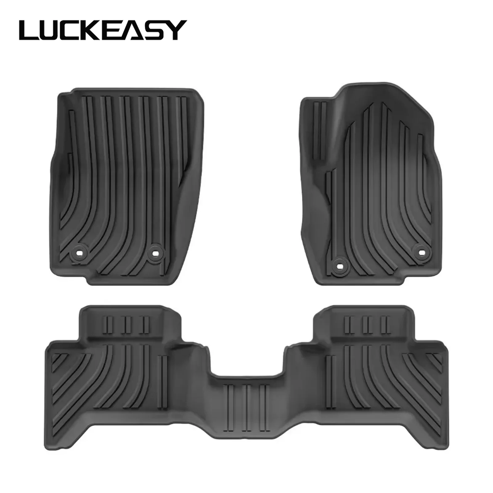 LUCKEASY Right Drive for Toyota Land Cruiser Prado LC250 2024 5 Seats Car Floor Mats Protective Mat Cargo Liner Trunk Pad