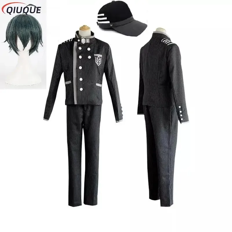 

Danganronpa V3 Killing Harmony Saihara Shuichi Косплей Костюм + шляпа ir;l5