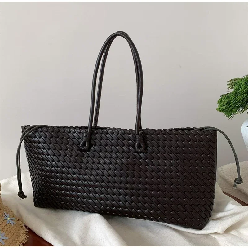 Handbag Top Handle PU Leather Tote Bag Large Capacity Flap Pocket Flat Lay Clutch Shoulder Bag Casual Shopping Daily Work Travel