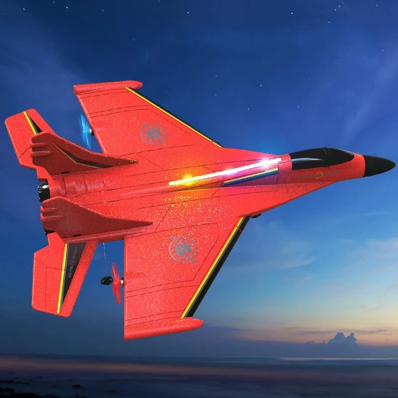 SU35 RC Aereo 2.4G 2CH RC Aereo telecomandato Aereo da lancio a mano RC Aliante Schiuma Aereo elettrico da esterno