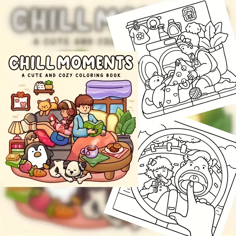 

Soothing Coloring Book Bright Stress Relief Art Perfect Gift for Valentine's Day Christmas New Year Anniversary and Birthday