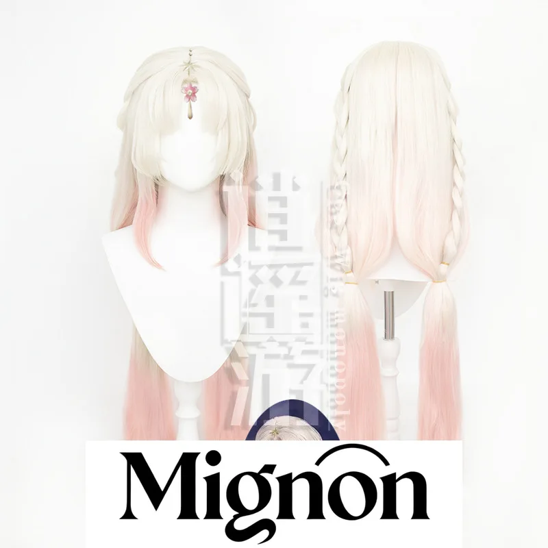 

Нарака: Bladepoint Kurumi, парик для косплея, имитация кожи головы, топ с двойным хвостом, косы, подарок на Хэллоуин