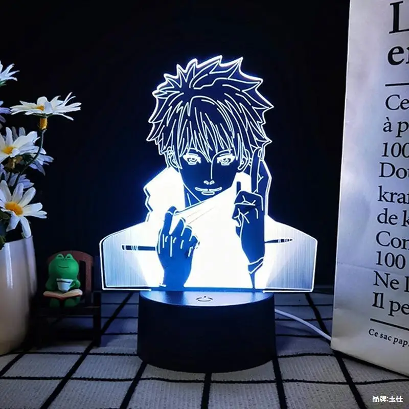 3d Anime Night Light Jujutsu Kaisen Ryomen Sukuna Creative USB Colorful Touch Remote LED Desk Lamp Hot Selling Japanese Manga view 2