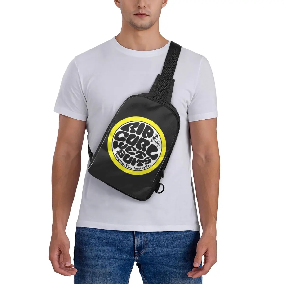 

Classic Rip Chest Bag Crossbody Backpack Sling Shoulder Bag For Men Travel Hiking Daypack