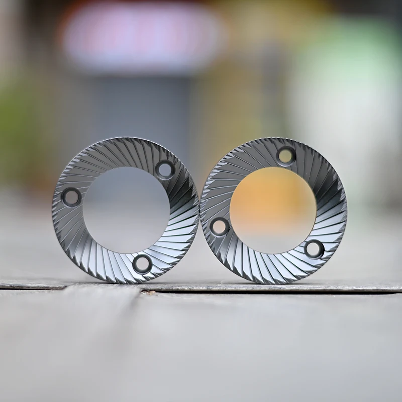 64mm Flat Burrs with Titanium plating Sweet High-Uniformity Espresso Grinding, Commercial Espresso Coffee Bean Grinder Burrs