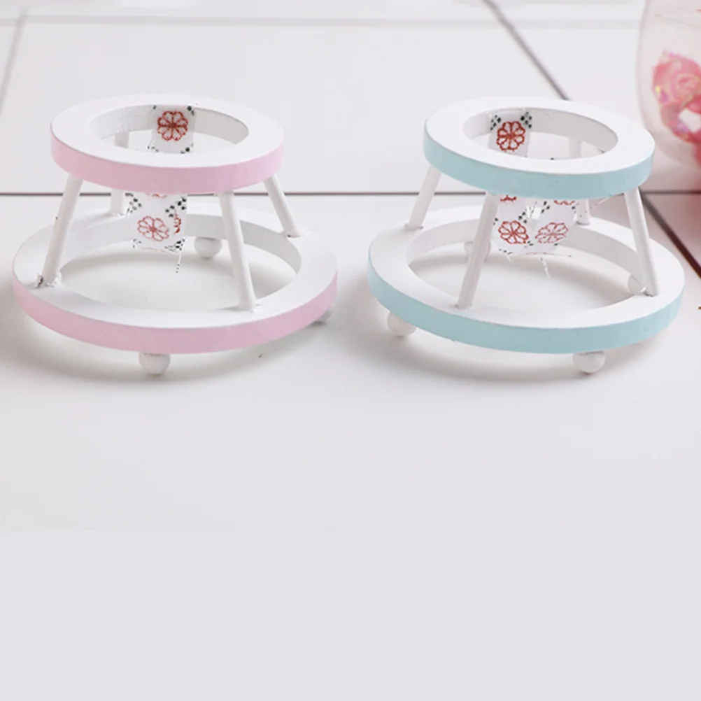 Mini House Baby Walker Accessory Dollhouse Home Decor Miniature Prop Simulation