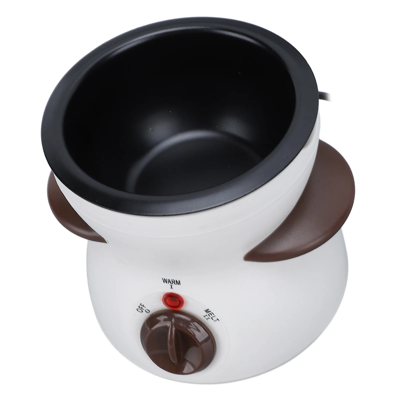 Mini Electric Fondue Pot Set with 10 Dipping Forks Chocolate Fondue Pot Melting Chocolate Small Pot for Caramel Cheese White