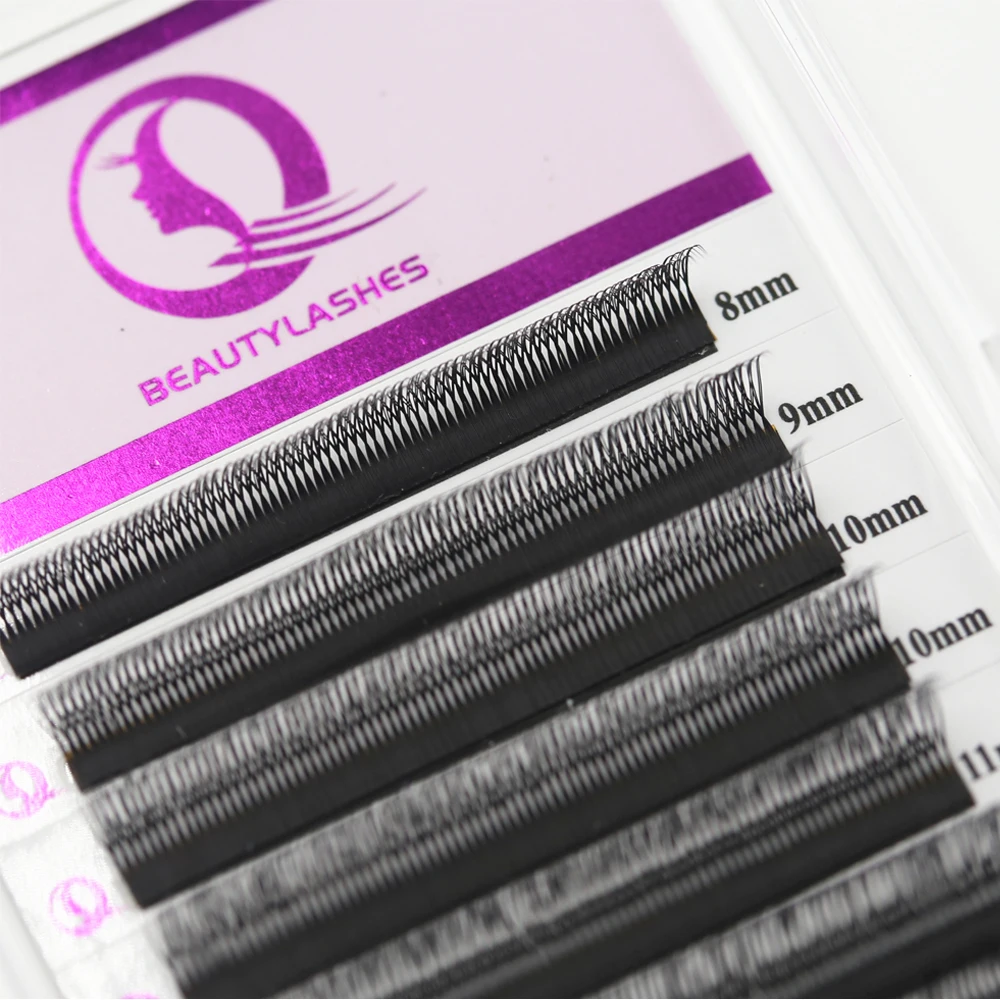 Qbeautylashes Estensioni ciglia a forma di YY Ventole di volume preconfezionate 3DW YY Ciglia individuali Salone professionale Forniture per ciglia finte