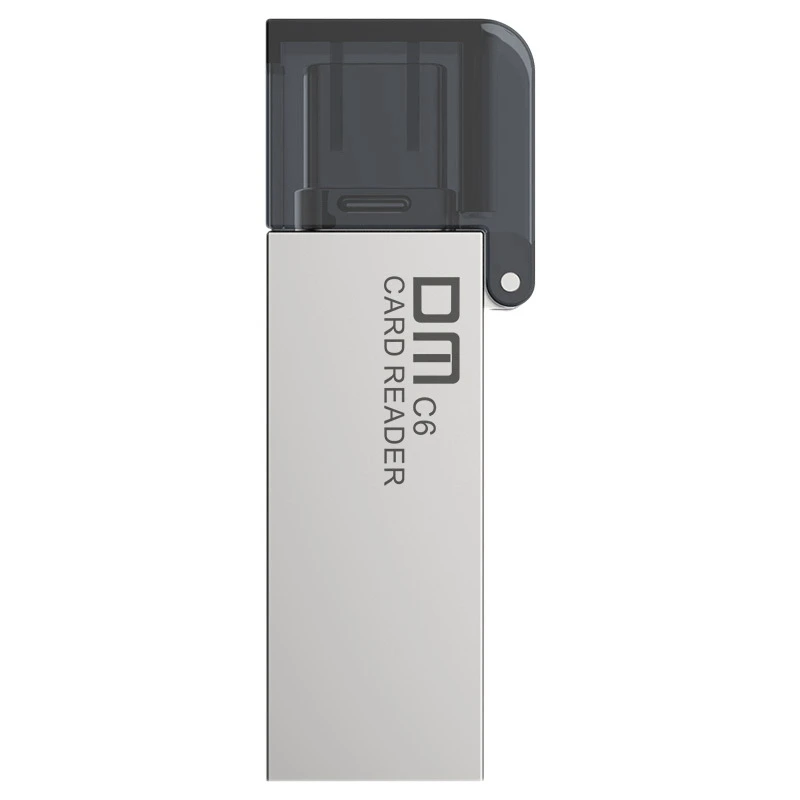 CR006 Zinc Alloy Card Reader Type C SD/TF USB Flash Disk Support 256G Multi Memory Card Reader For Computers Phones