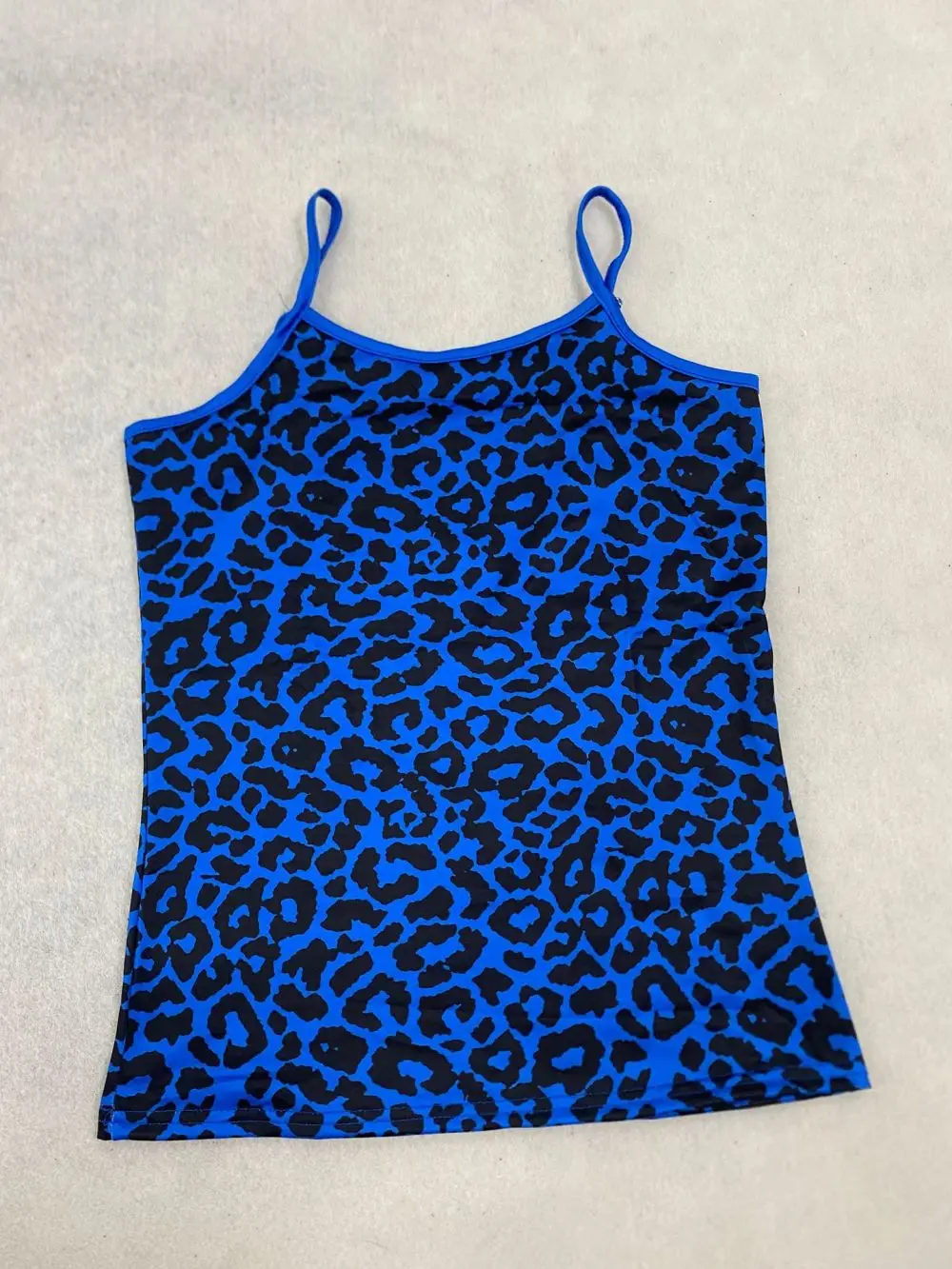 Women Adjustable Strap Cami Tank Top Leopard Print Slim Sleeveless Vest Street Style Daily Casual Layering Going Out Daily Wear