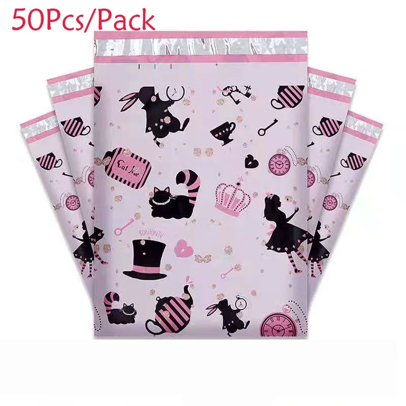 

50Pcs/Pack Express Bag Thicken Waterproof Self Adhesive Seal Pouch Envelope Mailing Bags Gift Packaging Bag Poly Mailer Bag