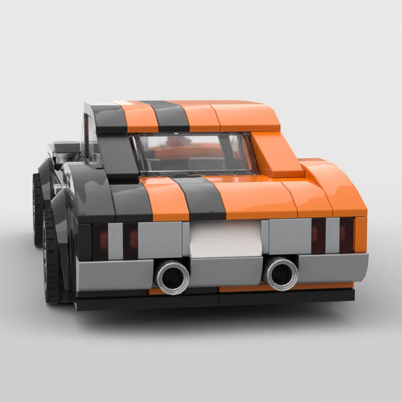 301-delige 1970 Oldsmobile 442 aangepaste modelbouwstenen – modulaire Muscle Car-replica Ideaal verjaardagscadeau voor autoliefhebbers