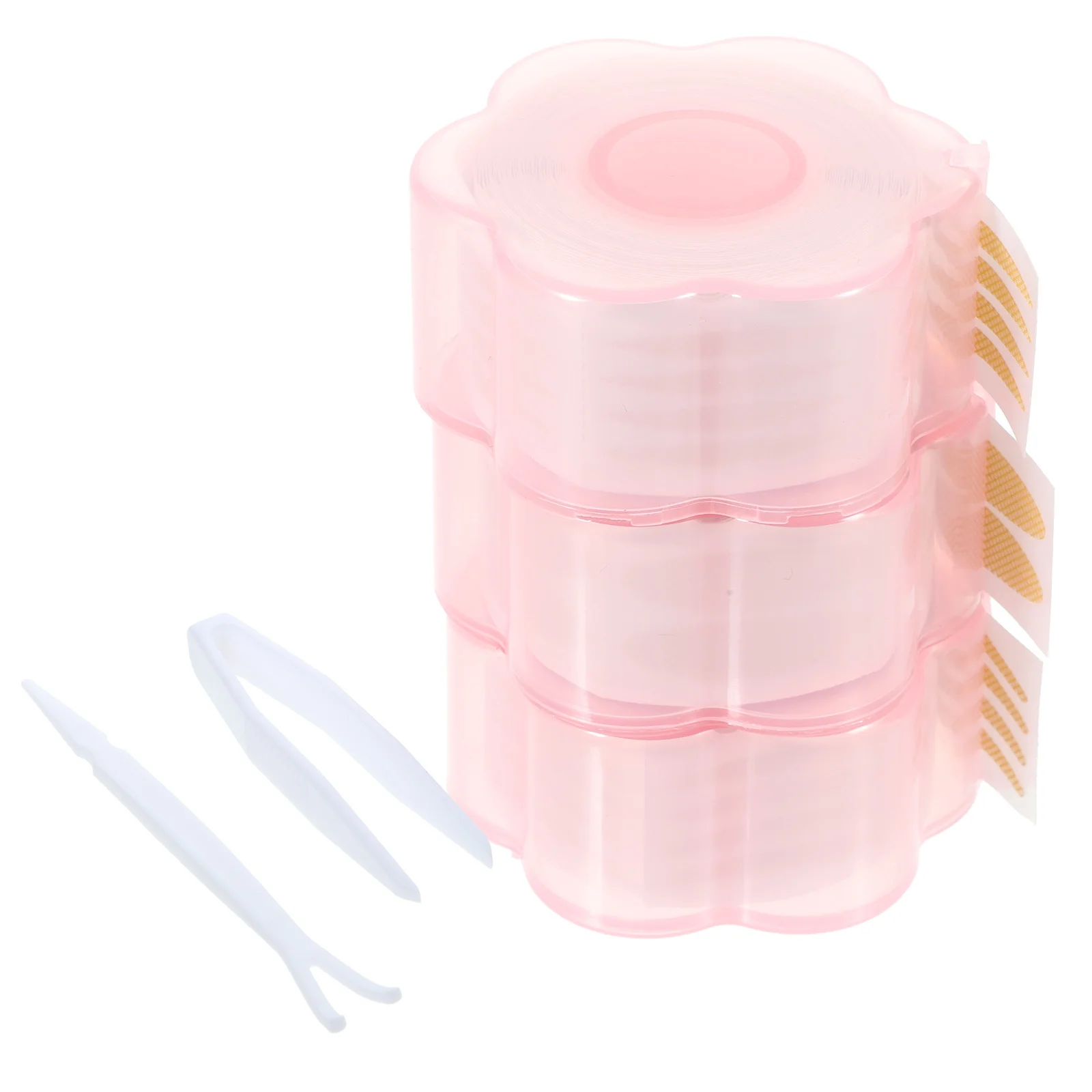 3 pçs 3 rolos de fita dupla pálpebra fácil de usar para salão de casa invisível olho levantador tiras natural vinco profundo ferramenta de maquiagem pcs