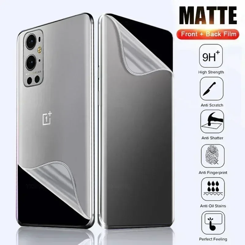 3Pcs Matte Soft Hydrogel Film For Oneplus 6T 7 7T 8 8T 9 10R 10T 10 11 11R 12 12R Ace 2 Pro Screen Protector Anti Fingerprint