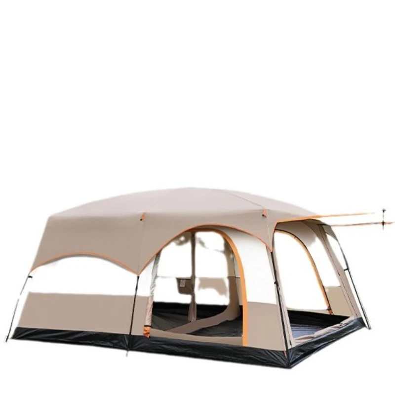 

Factory spot outdoor overnight tent thickened rainproof waterproof sun protection large space outdoor folding portable canopy