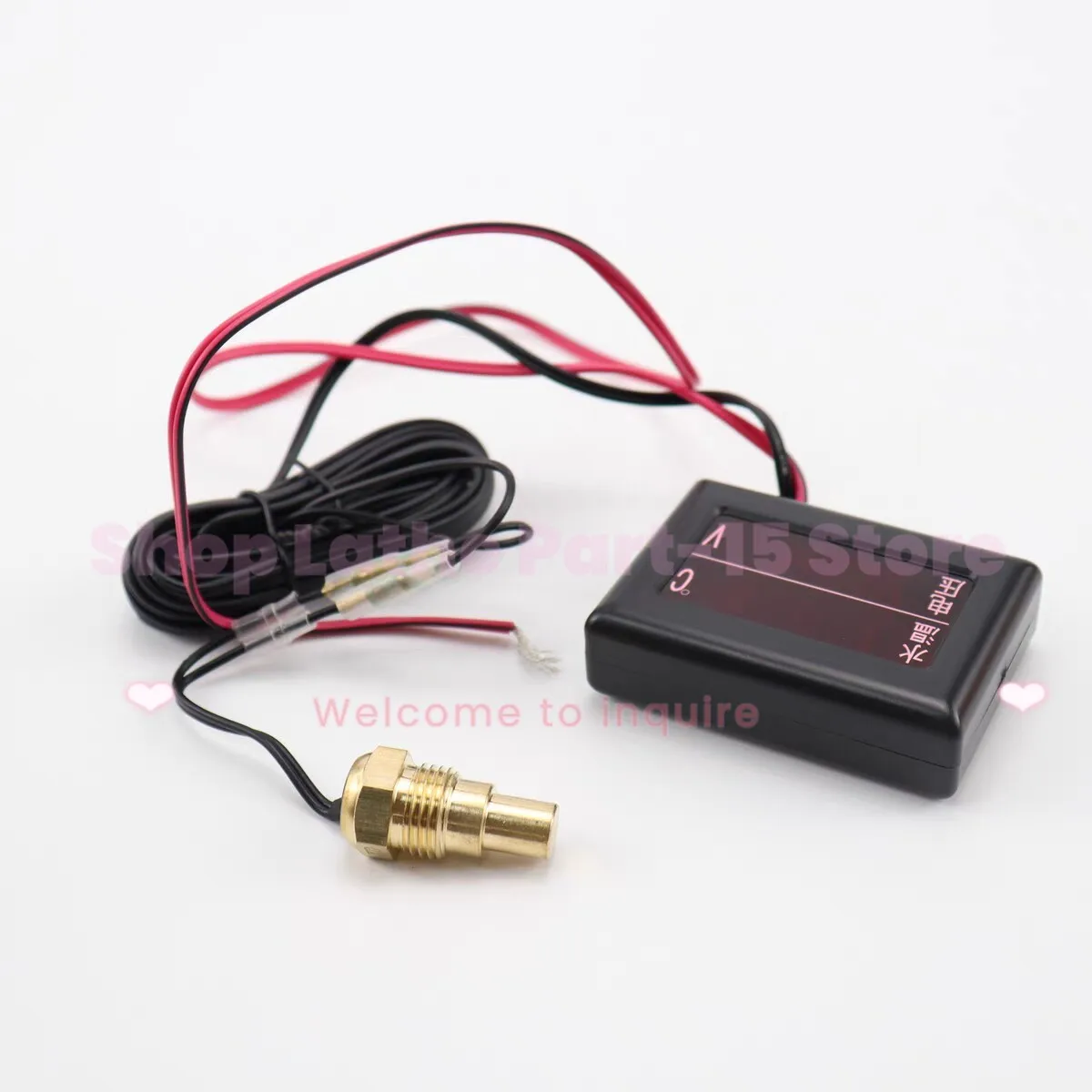 For Yanmar 4TNV94 Excavator 98 Engine with Line Intelligent Electronic Water Temperature Meter Temperature Sensor Alarm