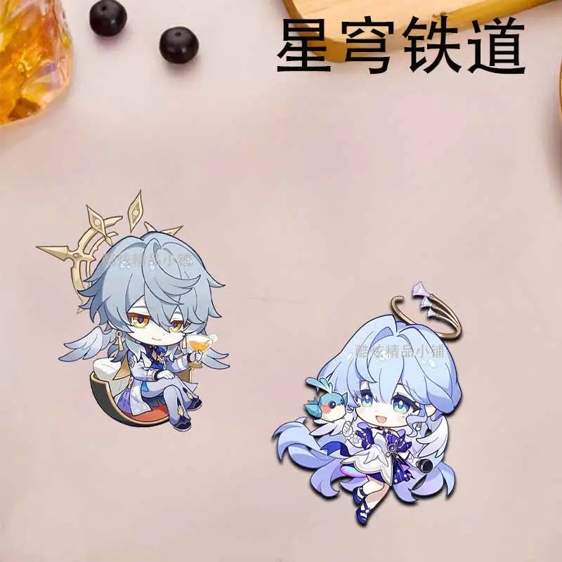 2PC New Anime Honkai: Star Rail Sunday Robin Lapel Badges Clothes Jewelry Collar Brooches Accessories Gifts For Friend