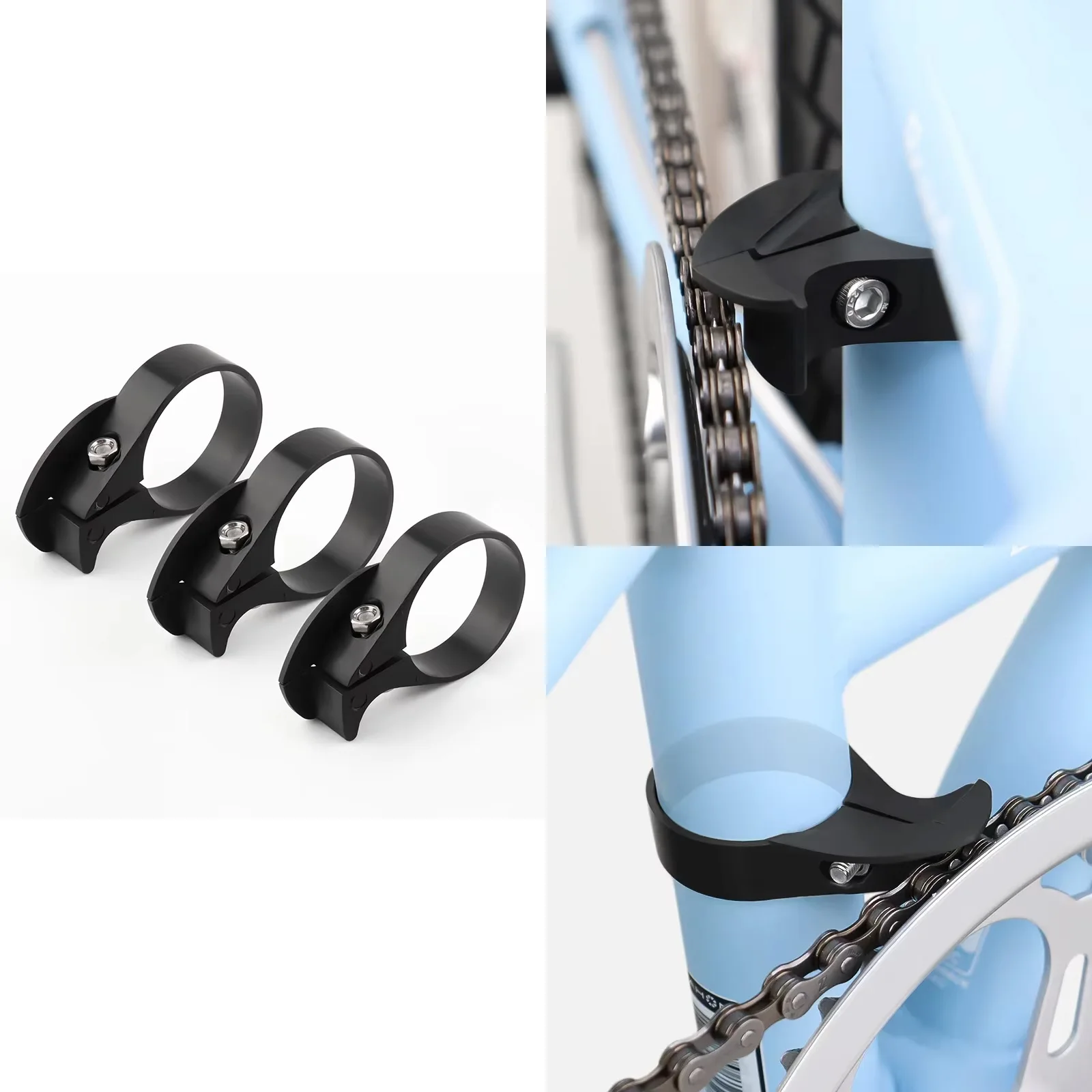 

MUQZI Регулируемая защита цепи, стабилизатор, детали велосипеда, защита цепи, складной велосипед, односкоростная направляющая цепи, зажим, защита от падения