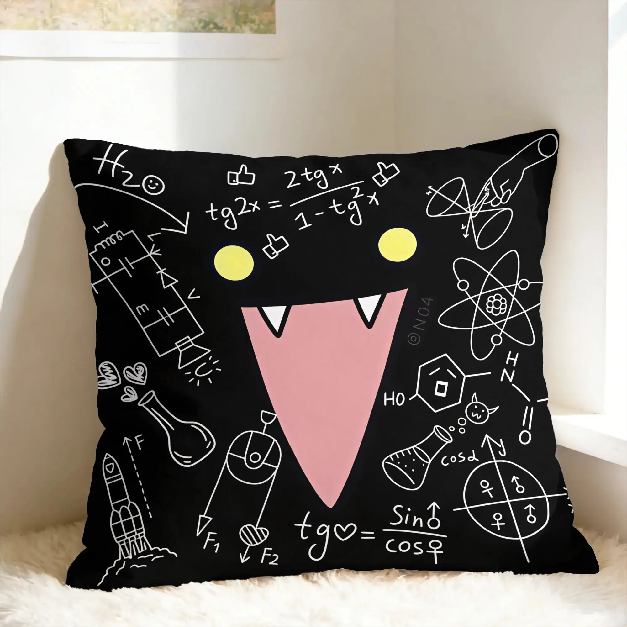 L-Lightsaber BL Manhwa Pillow Case  Retro Trendy Pillow Cover Comfy Pillowcases For Living Room Chair