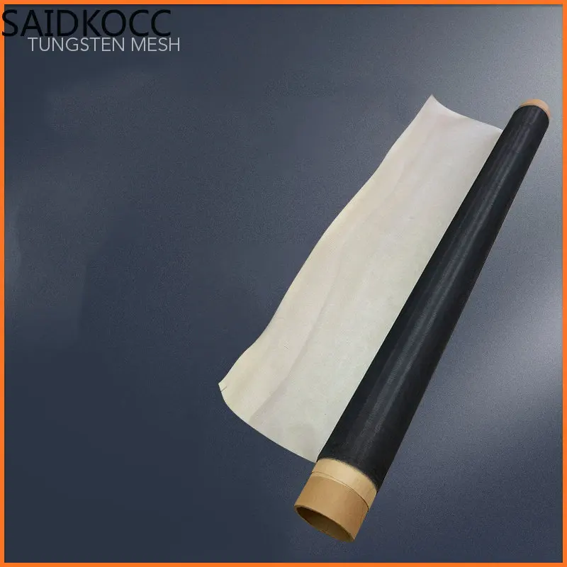 SAIDKOCC دعم مخصص التنغستن ولفرام ث سلك شبكة منسوجة لقطب البطارية/الافتراضي 100x100mm