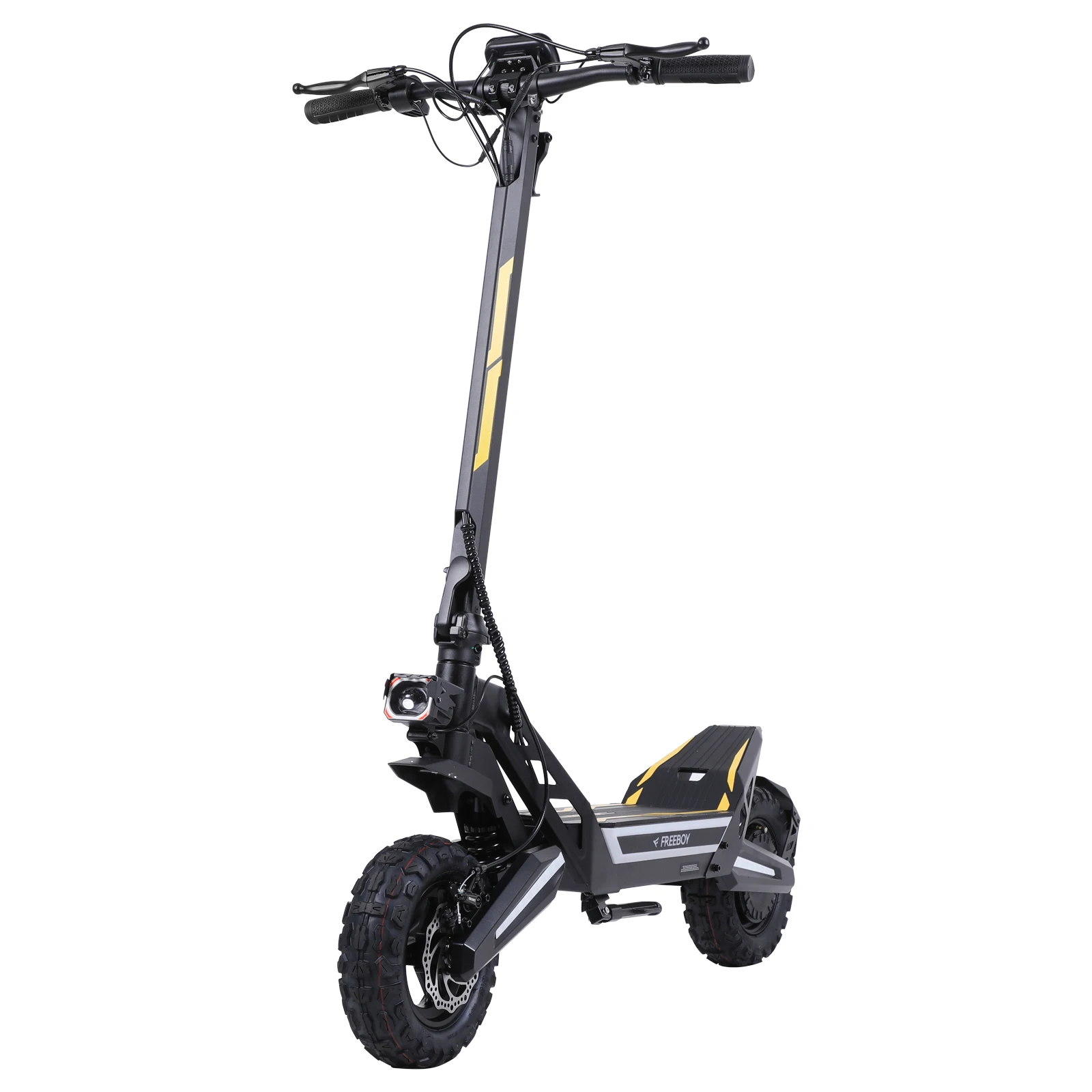 FREEBOY J2 Max, E-Scooter für Erwachsene, 1200W Motor, max. 55 km/h, 48V 18,2Ah Akku, max. 50 km Reichweite, doppelte Scheibenbremsen, 11-Zoll-Luftreifen, IPX5, City- und All-Terrain-Scooter, EU-Lager