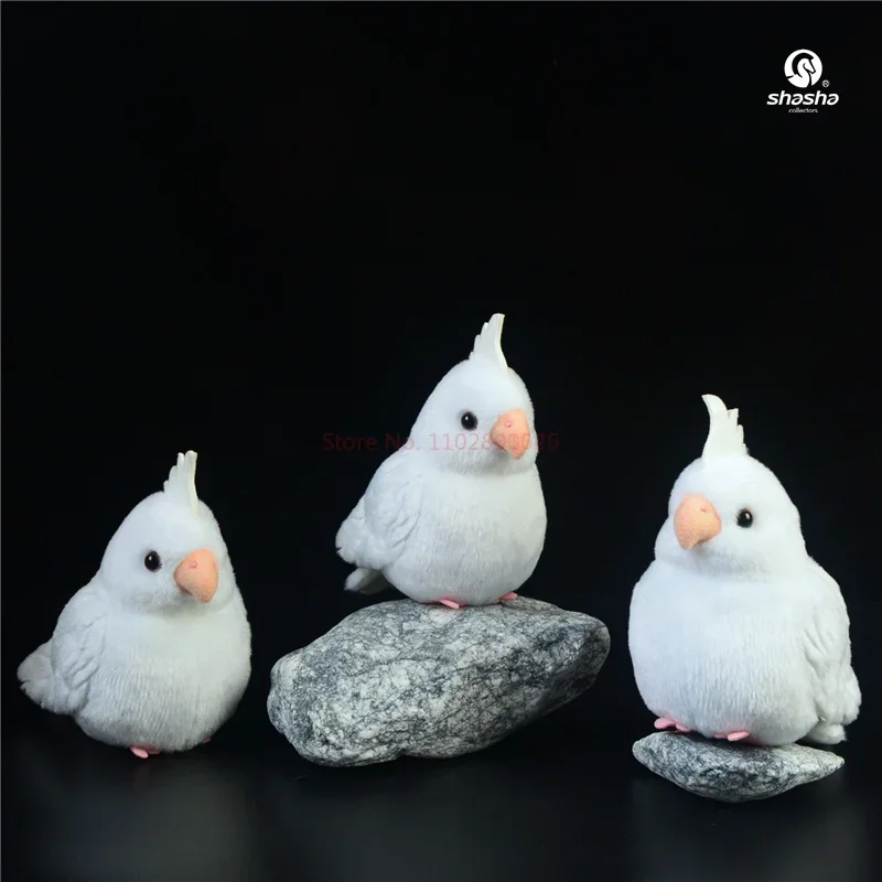 Chickadee Kawaii Sparrow Bird Tit Toys Lifelike Animals Simulation Stuffed Doll Cockatiel Parrot High Fidelity Gifts