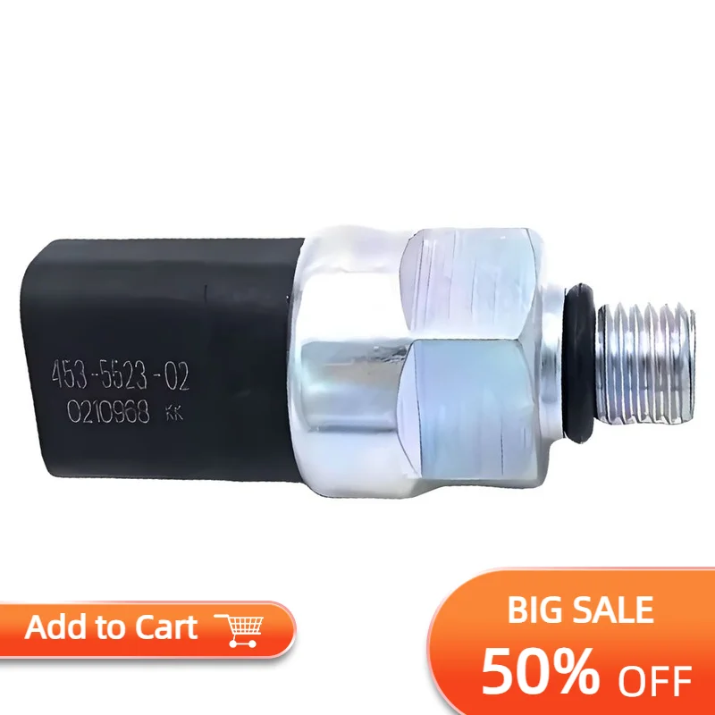 

CAT High Quality Pressure Sensor Switch Parts 453-5523-02 453552302 Spare Parts for Caterpillar Excavator E320D2 E323D2 E326D2