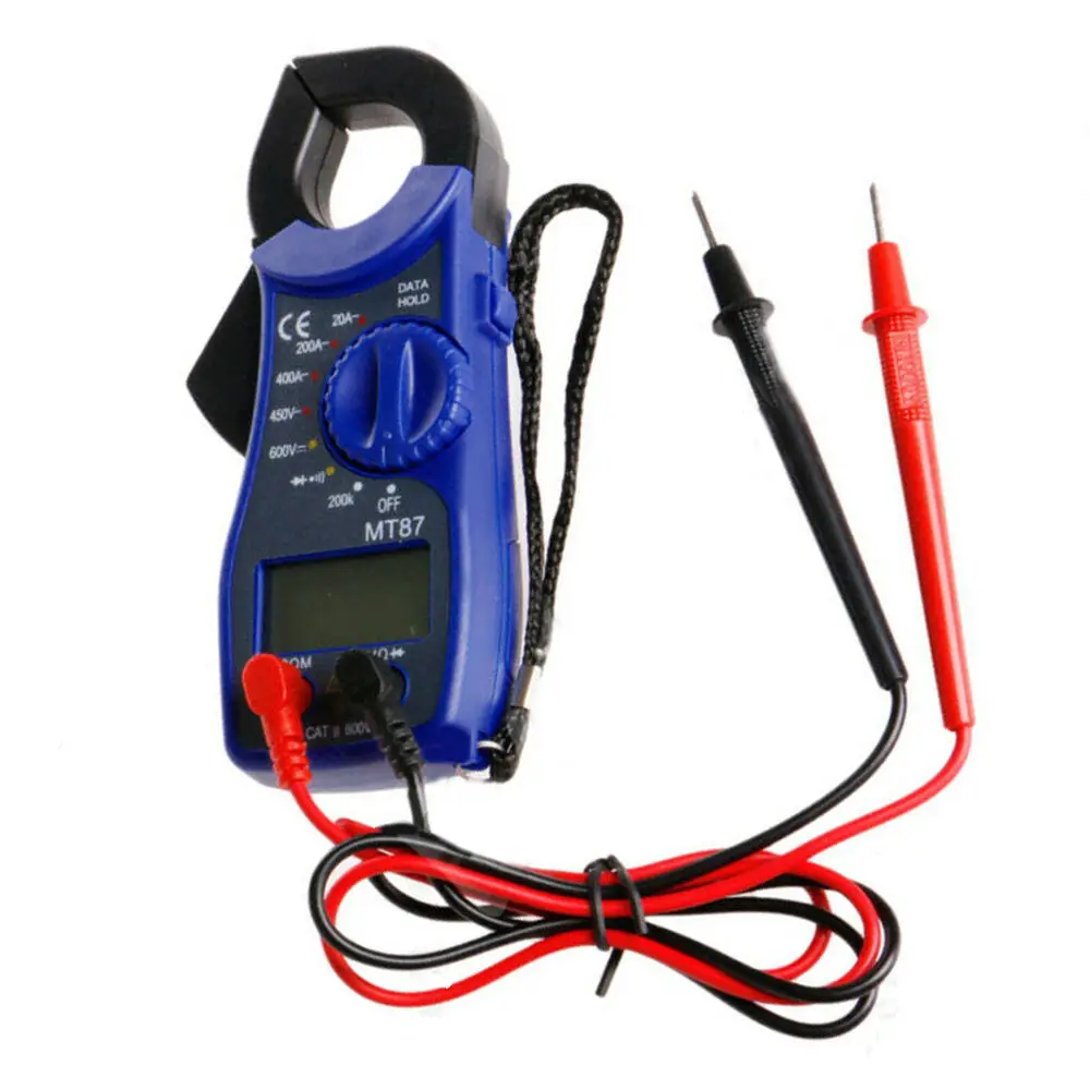 MT87 Digital Clamp Meter AC/DC Current Voltage Multimeter Temp Volt Amp Tester