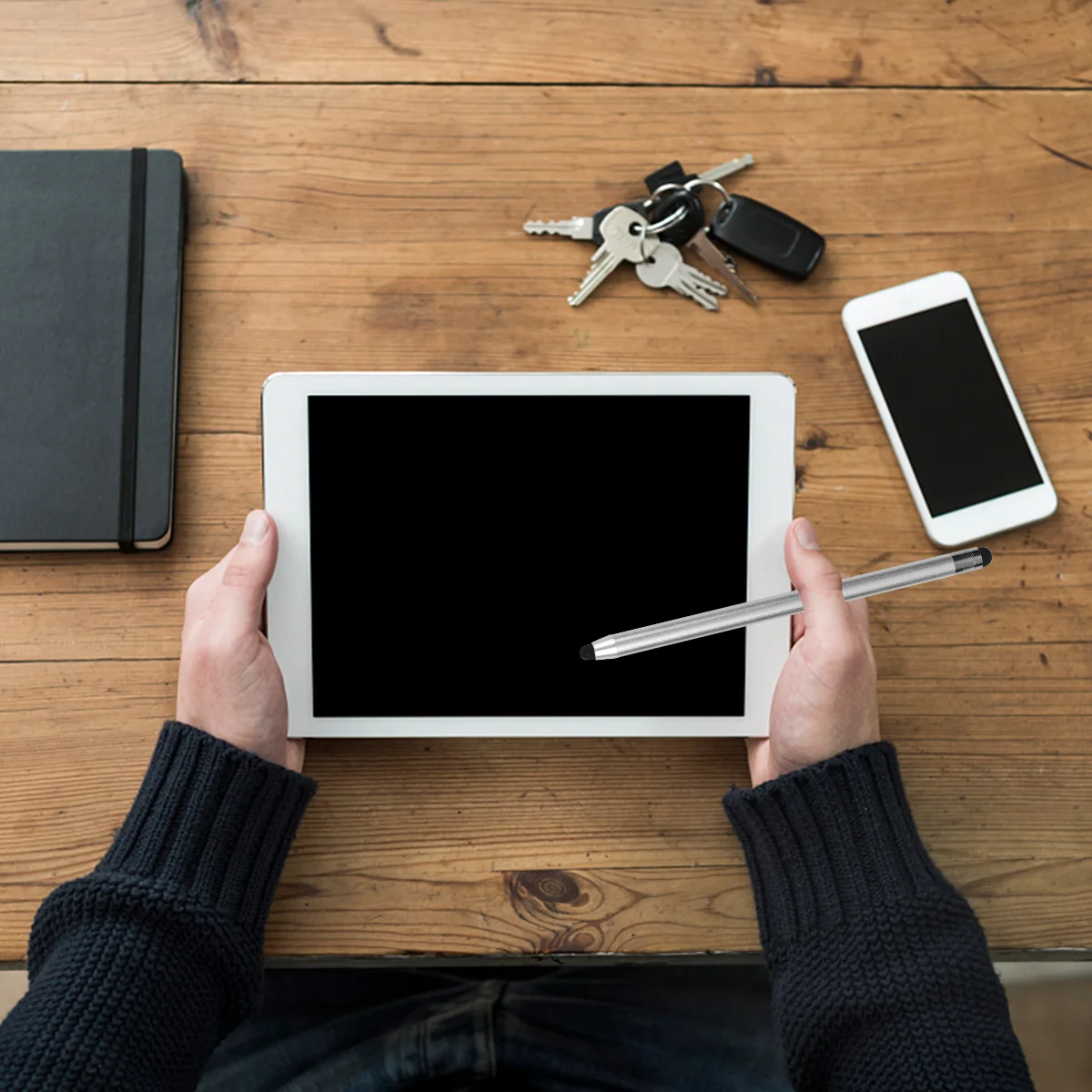 Lápiz óptico capacitivo para pantalla de teléfono móvil, 2 piezas, táctil