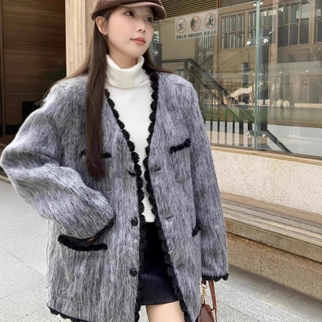 

Жакет из твида белого цвета, женский, весенний, льняной, повседневный, классический силуэт, простота, классика, эстетика, женственность, винтаж, разноцветный