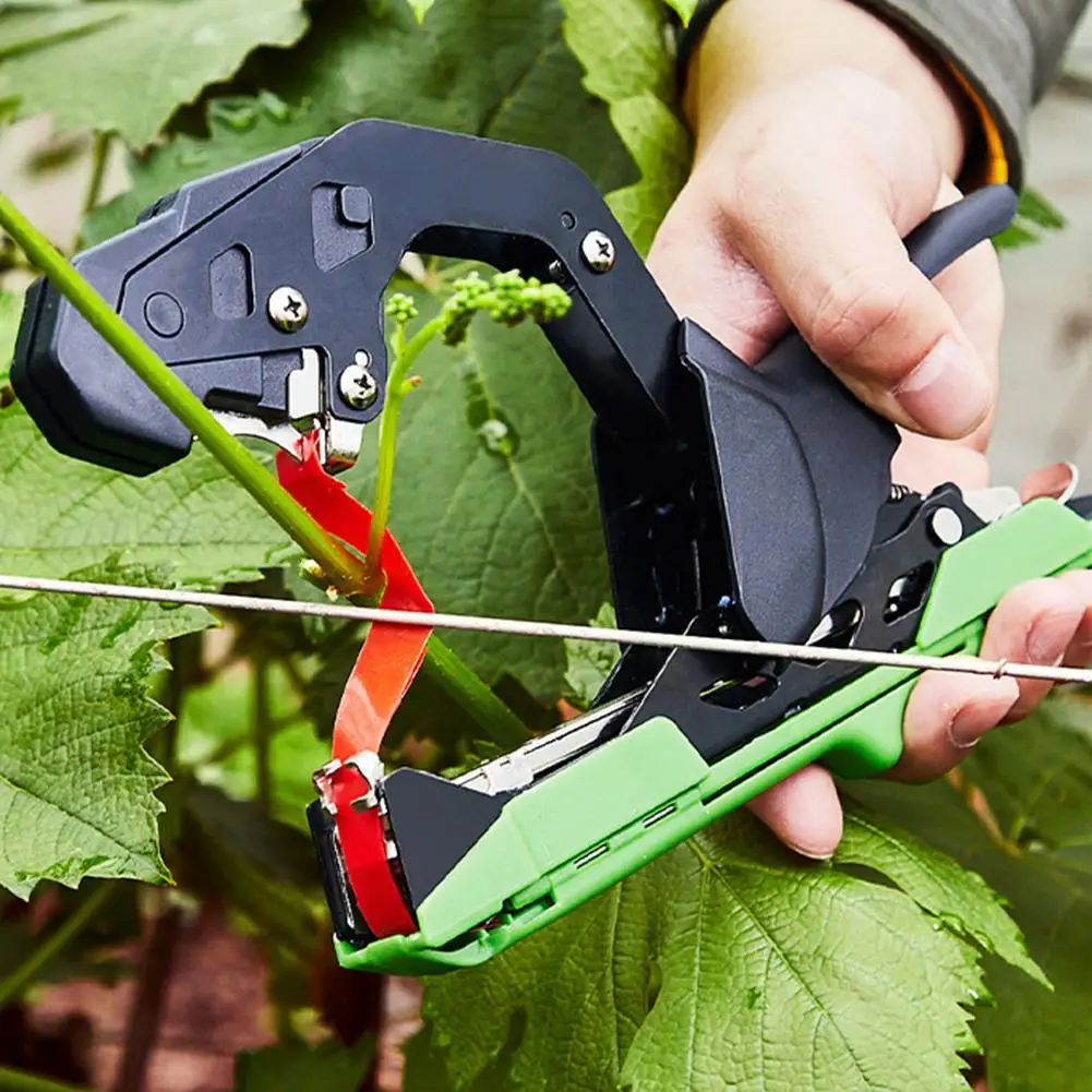 Máquina de amarrar jardim leve, Ferramenta fita vegetal para legumes, Uvas, Tomates, Pepinos, Ferramentas de jardim