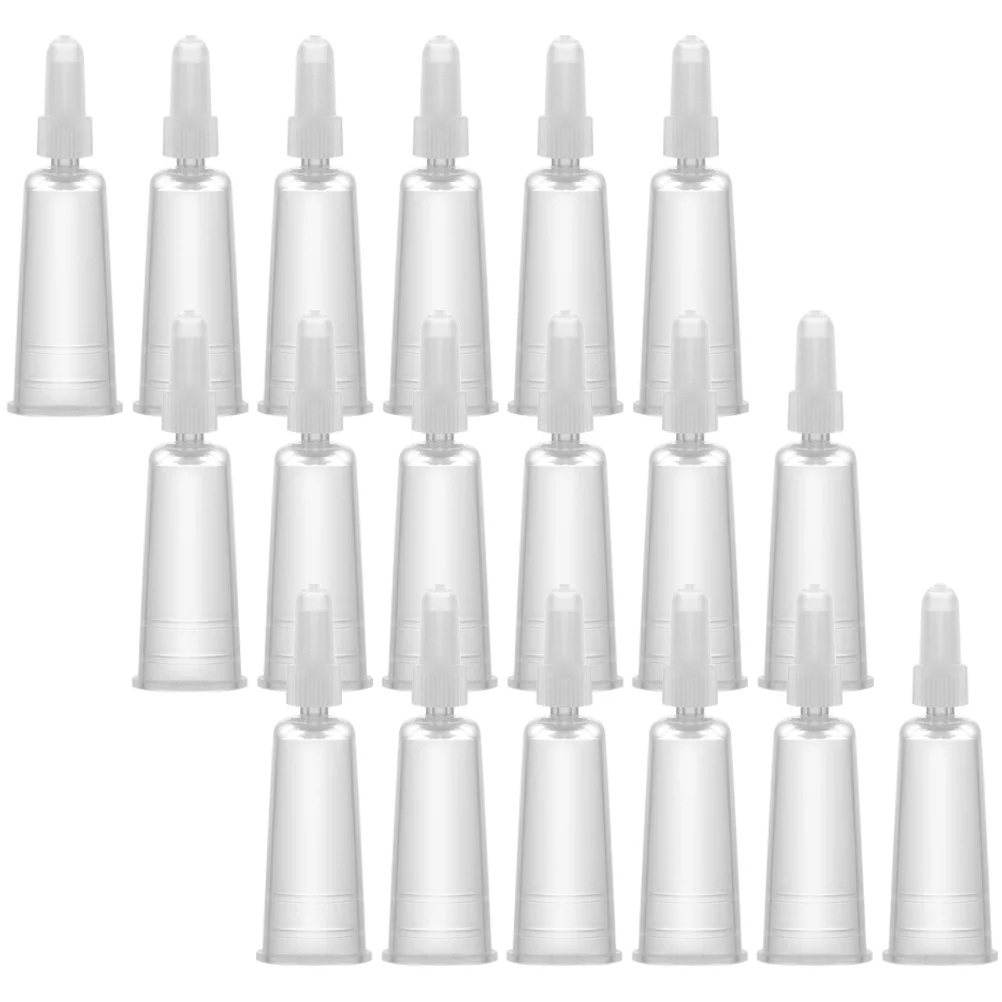 

50 Pcs Set Mini Dispensing Tips Replacement Ampule Bulk Small Tiny Plastic for Finger Protection