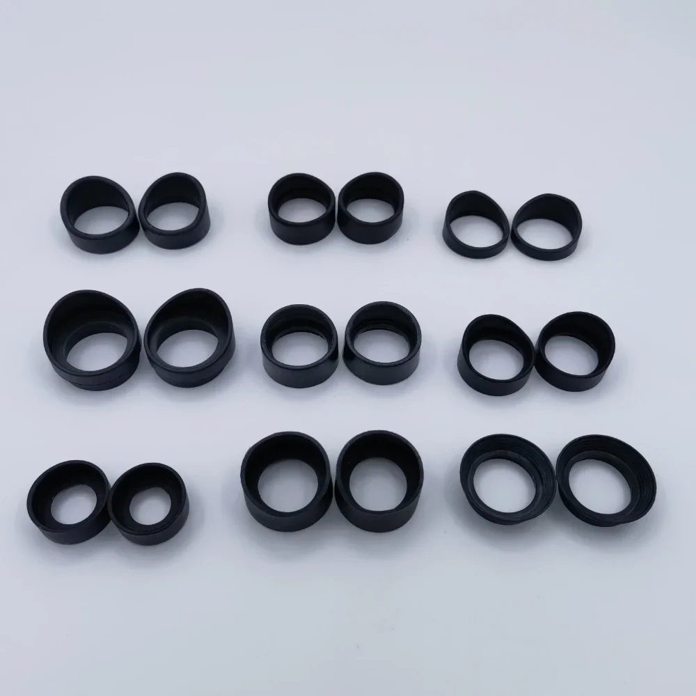 2Pcs Rubber Microscope Eyepiece Cups Inner 28-33mm Telescope Eye Guards Anti-Glare Eyeshield Protective Cover