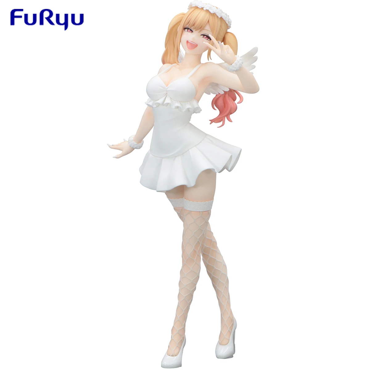 

Оригинальная коллекционная аниме-фигурка FuRyu My Dress-Up Darling Kitagawa Marin BiCute, модель игрушки, 26 см, кукла Bishoujo