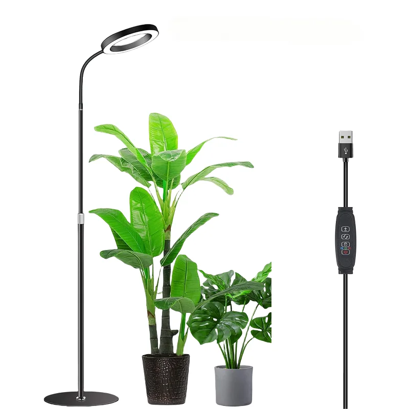

Goose - Neck LED Plant Growth Light for Indoor Plants, Full Spectrum, Timer equipped, Brightness & Height Adjustable