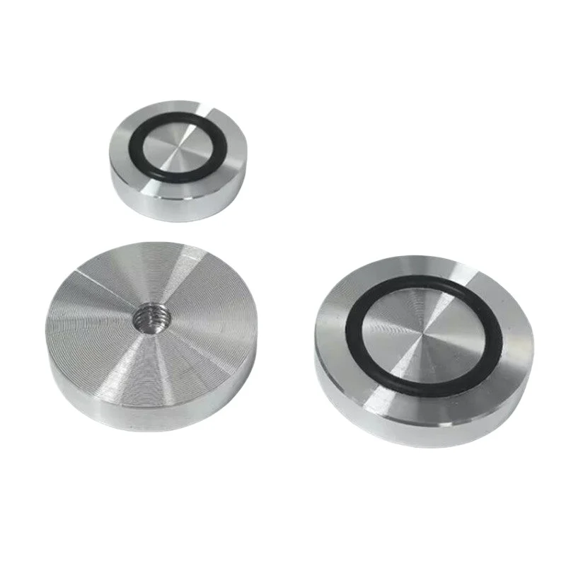 2-6cm Furniture Leg Coffee Glass Table Bracket Foot Support Rods Round Stainless Steel Pie Decorative Part DIY Hardware