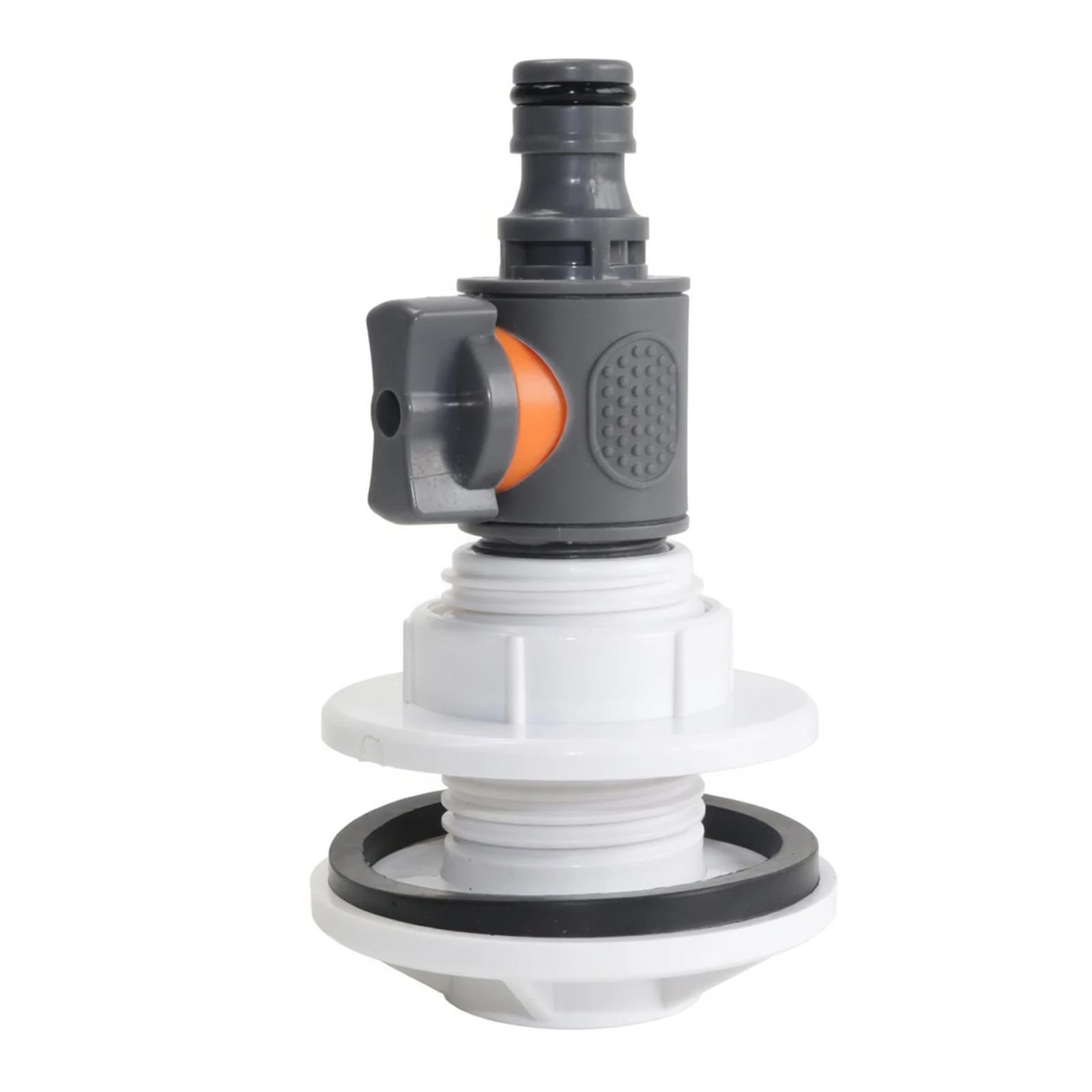 2Pcs 3/4 '' set 1Pc IBC water tank adapter+1Pcs garden irrigation nipple valve, garden automatic irrigation accessories rainwate