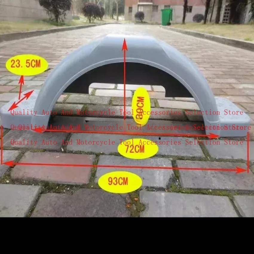 Plastic Trailer Mudguard BLACK 13- 14 - 15\
